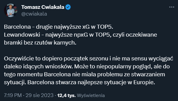 PIŁKARZ z najwyższym współczynnikiem oczekiwanych bramek w TOP 5 lig!